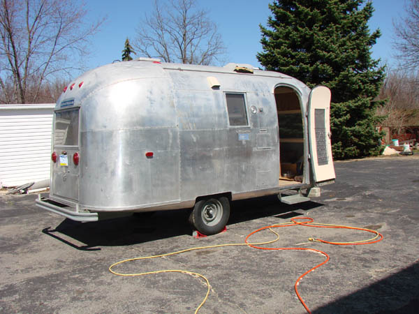 Airstream at Ren's house