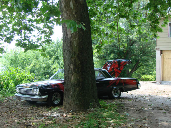 62 Chevy Impala with custom paint