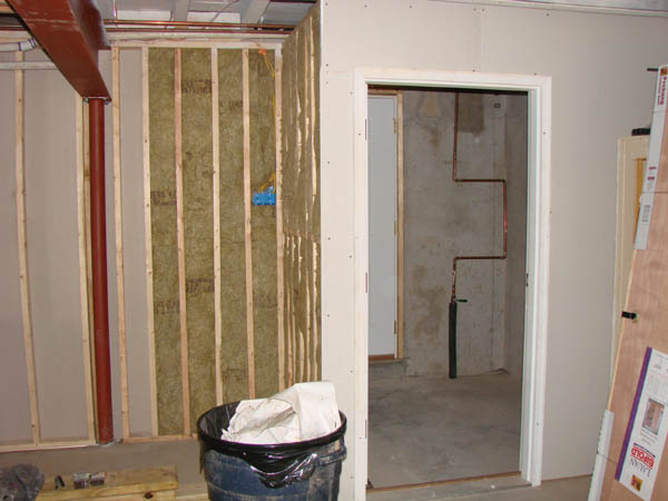 Mudroom to stairs.